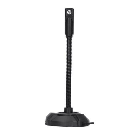 HP, počítačový mikrofon, DHP-1100C, černý, LED světlo, USB Hub