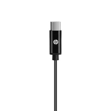 HP DHH-1127, sluchátka s mikrofonem, černá, USB-C