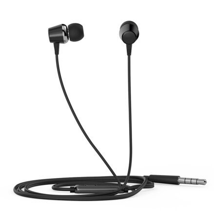 HP DHE-7000, sluchátka s mikrofonem, ovládání hlasitosti, černá, špuntová typ 3.5 mm jack HP DHE-7000, sluchátka s mikrofonem, ovládání hlasitosti, černá, špuntová typ 3.5 mm jack