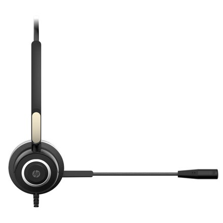 HP DHE-8000, Call Center headset, ovládání hlasitosti, černá, USB (2.0)