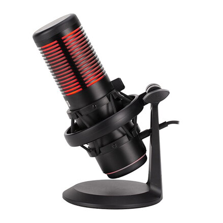 Marvo, herní/streamovací mikrofon, BLAST 60 Black, černý, RGB podsvícení, vstup pro sluchátka