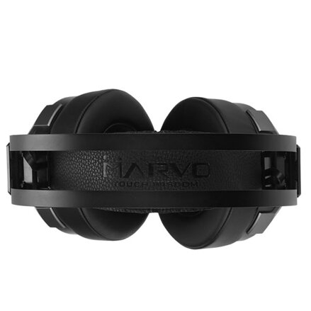 Marvo HG9015G, sluchátka s mikrofonem, ovládání hlasitosti, černá, USB