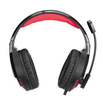 Marvo HG9022, sluchátka s mikrofonem, ovládání hlasitosti, černo-červená, 7.1 (virtualně), LED,podsvícená typ USB