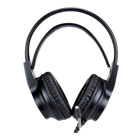 Marvo HG8935, sluchátka s mikrofonem, ovládání hlasitosti, černá, podsvícená, USB