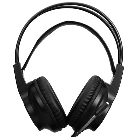 Marvo HG8935, sluchátka s mikrofonem, ovládání hlasitosti, černá, podsvícená, USB