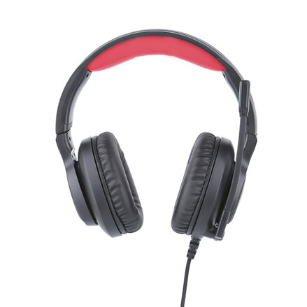 Marvo HG8958, sluchátka s mikrofonem, ovládání hlasitosti, černá, herní, 3.5 mm jack + rozdvojka + USB