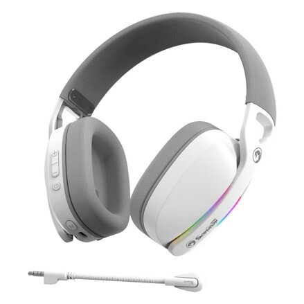 Marvo Pulz 70W, herní sluchátka, ovládání hlasitosti, bílá, Tri-mode