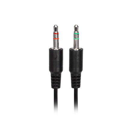 Marvo HP1001, sluchátka s mikrofonem, ovládání hlasitosti, černá, 2 x 3.5 mm Jack