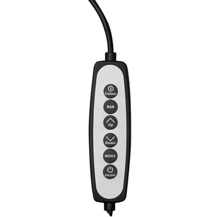 Kruhové světlo Powerton 10", RGB LED, malé, nastavení barev a svítivosti, držák telefonu a tripod