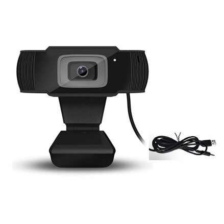 Powerton HD Webkamera PWCAM1, 720p, USB, černá