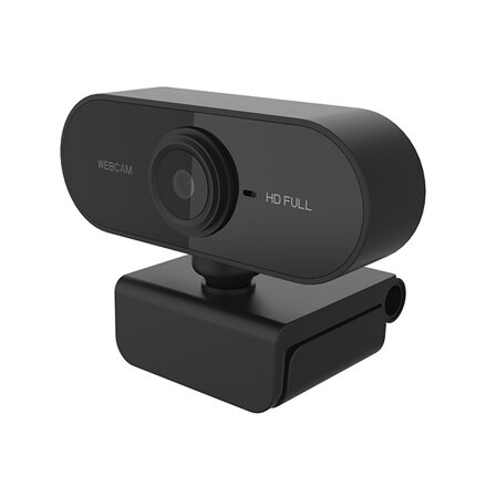 Powerton HD Webkamera PWCAM2, 1080p, USB, černá, FULL HD, 30 FPS