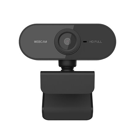 Powerton HD Webkamera PWCAM2, 1080p, USB, černá, FULL HD, 30 FPS