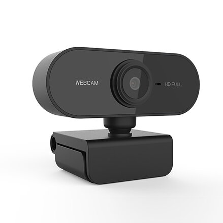 Powerton HD Webkamera PWCAM2, 1080p, USB, černá, FULL HD, 30 FPS