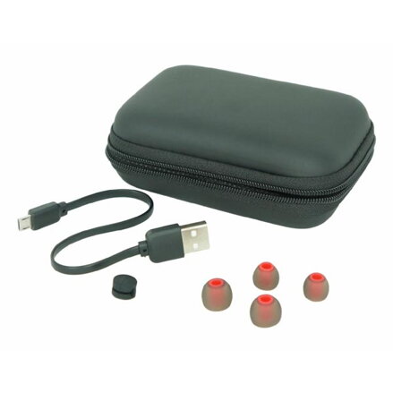 YZSY DINOX Sports & Outdoor, sluchátka s mikrofonem, ovládání hlasitosti, černá, bluetooth