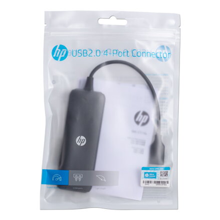 USB (2.0) hub 4-port, DHC-CT110C, černý, Hewlett-Packard
