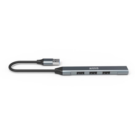 USB (3.0) hub 4-port, UH-ATC01, černý, Marvo