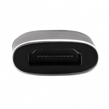 USB (3.1) hub 1-port, 49143, šedá, délka kabelu 10cm, Verbatim, 1x HDMI