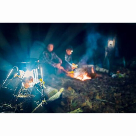 LED kempingové světlo 3v1, 3xAA, hliník, černá, 200lm, 3 druhy svícení