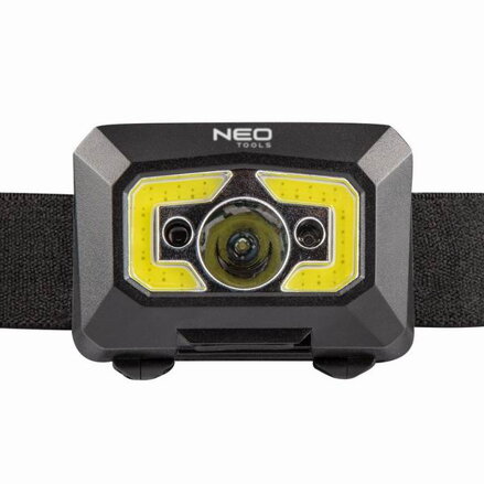 Čelovka nabíjecí, USB 250 lm COB LED se senzorem pohybu