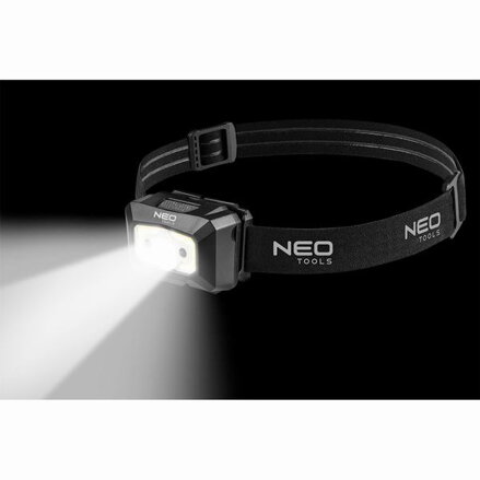Čelovka nabíjecí, USB 250 lm COB LED se senzorem pohybu