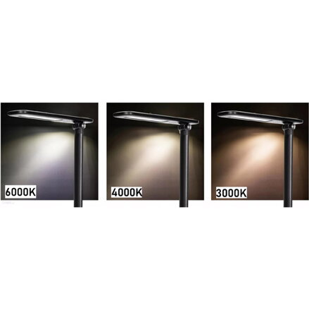 Virone kancelářská lampa Isiyo, hliník+ABS, černá, 390lm, 3 druhy svícení, IP20, bezdrátová nabíječka
