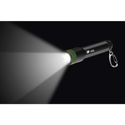 LED svítilna, 1xAAA, kovová, černá, 20lm, CK12