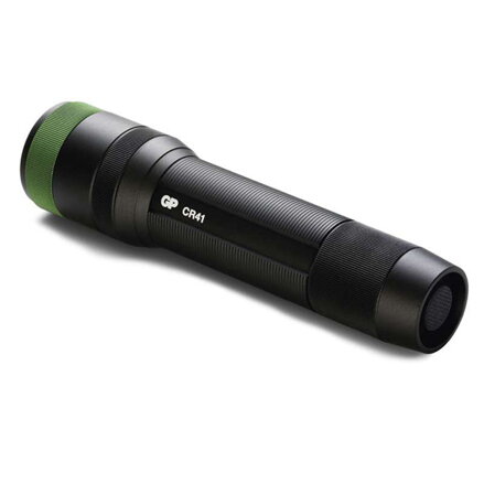 LED svítilna, Li-Ion 3,7V/2500mAh, kovová, černá, 650lm, CR41