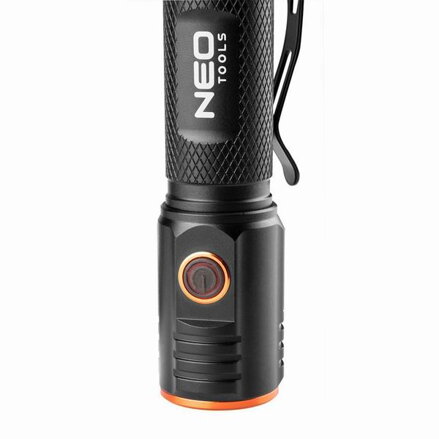 Nabíjecí svítilna, 1xLED, 1x2200 mAh, černá, 20W, 2000 lumenů, výdrž 4 hodiny