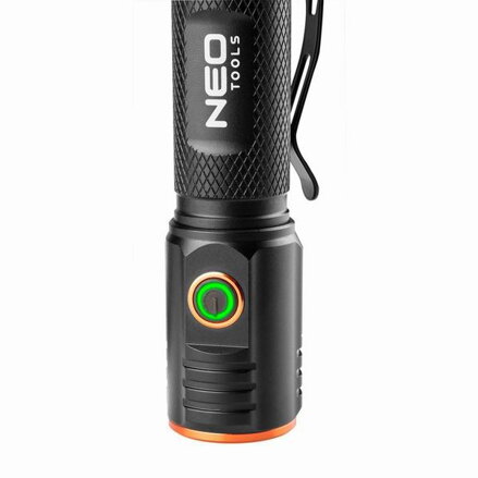 Nabíjecí svítilna, 1xLED, 1x2200 mAh, černá, 20W, 2000 lumenů, výdrž 4 hodiny