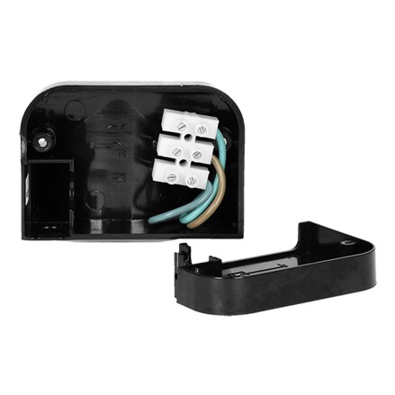 PIR senzor 230V 50Hz, 12m, max. 1200W, černý, ORNO, 180°, IP44, infračervený