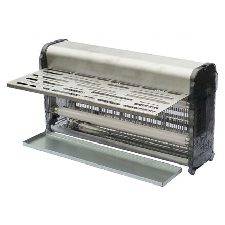 Elektrický lapač hmyzu a komárů 3700 V, až 150 m2, 40W, stříbrný, Format1, IP20