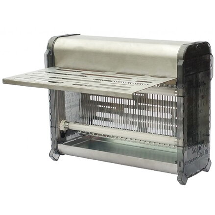 Elektrický lapač hmyzu a komárů 3700 V, až 100 m2, 40W, stříbrný, Format1, IP20