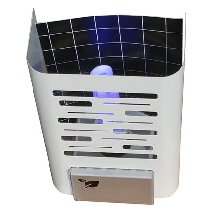 Elektrický lapač hmyzu a komárů 230 V, až 50 m2, 20W, stříbrný, Format1, IP20, s lepící plochou
