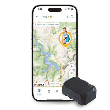 GPS tracker pro osobní použití černý, ONI 67380, Mala