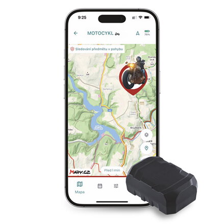 GPS tracker na hlídání majetku černý, ONI 67381, Mala