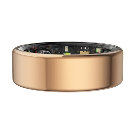 Smart RING zlatý, měření tlaku, srdeč. tepu, monitoring spánku,8", Powerton