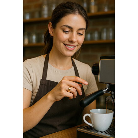 Smart RING zlatý, měření tlaku, srdeč. tepu, monitoring spánku,8", Powerton