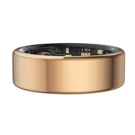 Smart RING zlatý, měření tlaku, srdeč. tepu, monitoring spánku,9", Powerton
