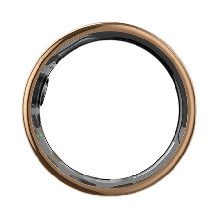 Smart RING zlatý, měření tlaku, srdeč. tepu, monitoring spánku,9", Powerton