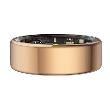 Smart RING zlatá, měř.stresu, srdeč. tepu,monitoring spánku, 12, Powerton