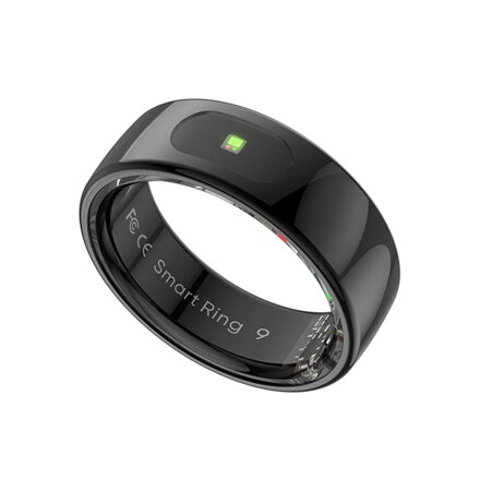 Smart RING PRO černý, měř.stresu, srdeč.tepu, monitoring spánku, 10, Powerton