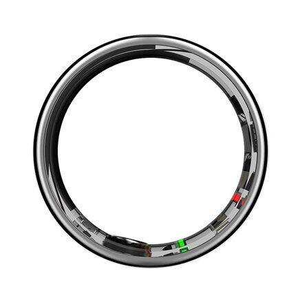 Smart RING PRO stříbrný, měř.stresu, srdeč.tepu, monitoring spánku, 10, Powerton