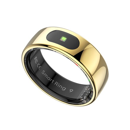 Smart RING PRO zlatý, měř.stresu, srdeč.tepu, monitoring spánku, 10, Powerton