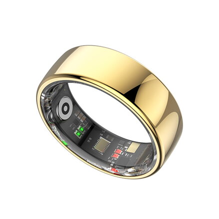Smart RING PRO zlatý, měř.stresu, srdeč.tepu, monitoring spánku, 10, Powerton