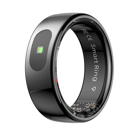 Smart RING PRO černý, měř.stresu, srdeč.tepu, monitoring spánku, 13, Powerton