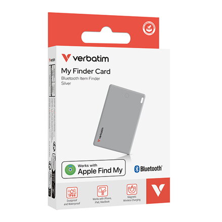 Lokátor Bluetooth My Finder Card stříbrný, 32139, Verbatim