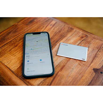 Lokátor Bluetooth My Finder Card černý a stříbrný, 32140, Verbatim