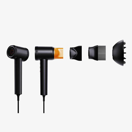 Powerton SMART IONAI Plazmový fén na vlasy s ionizací a AI, černý