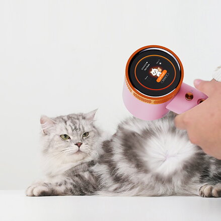 Powerton SMART IONAI Plazmový fén na vlasy s ionizací a AI, růžový