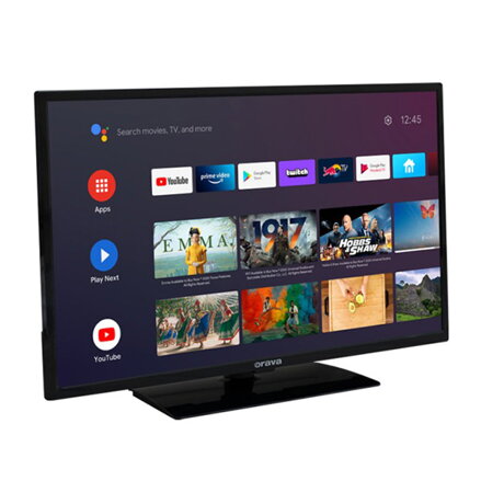 Televize Orava, LT-ANDR32 B01, 32", Full HD 1920x1080, černá, Android TV